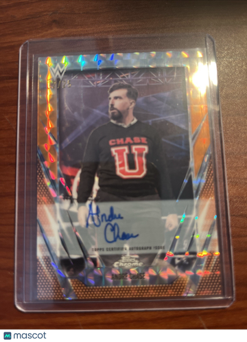 2026 Topps Chrome WWE Andre Chase #BCA-ANC Orange Refractor Topps