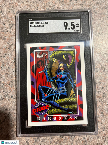 1991 Impel G.I. Joe Baroness #36 SGC 9.5