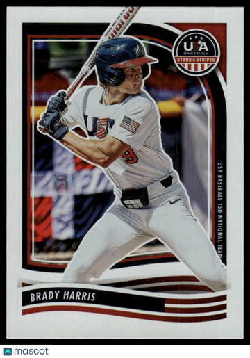 2024 Panini Stars & Stripes USA Baseball Brady Harris #18