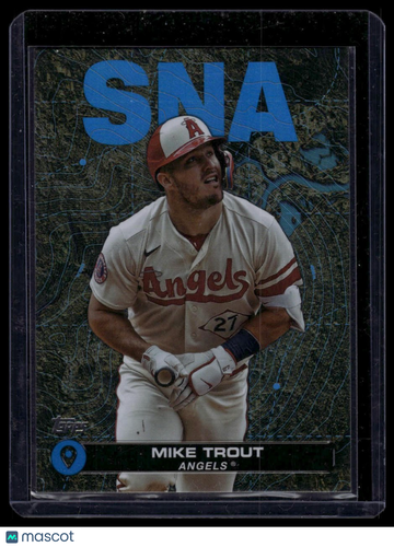 2024 Topps Mike Trout #CTC-2 City to City Blue