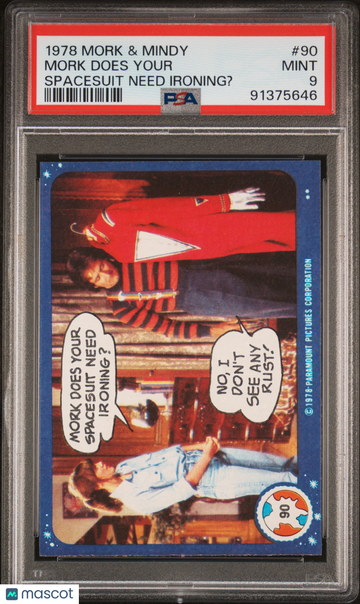 1978 Topps Mork & Mindy Mork Does Your #90 PSA 9