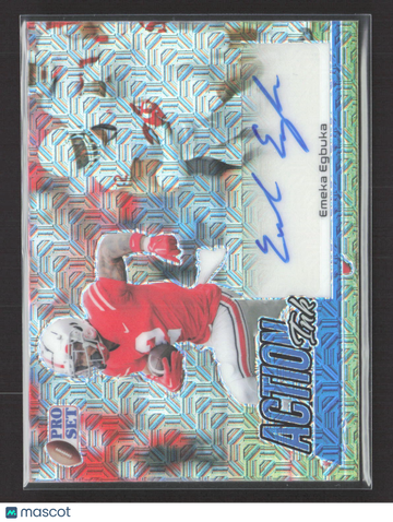 2022 Leaf Pro Set Action Ink Emeka Egbuka #AI-EE1 19/20 Auto