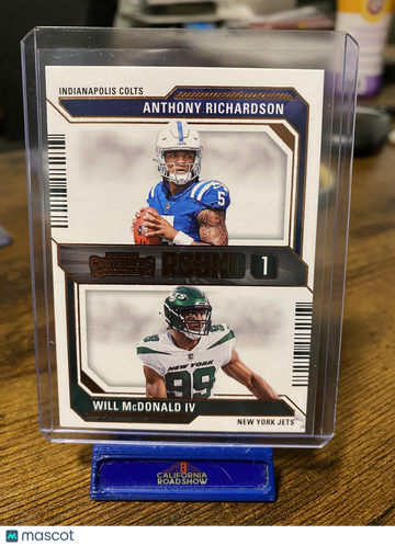 2023 Panini Contenders - Round Numbers Bronze Anthony Richardson / Will McDonald IV #1