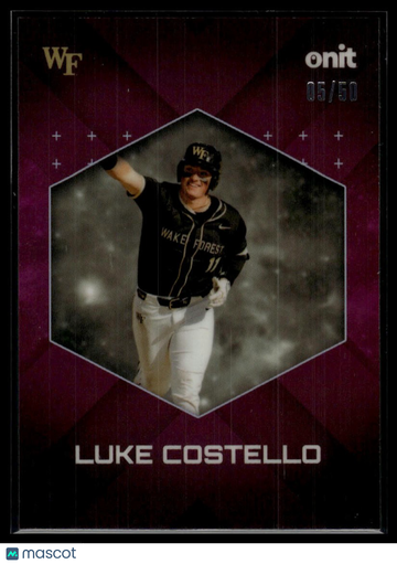 2026 ONIT Athlete Gravity Luke Costello #75 Pink SN
