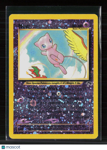 2002 Expedition Base Set Mew Holo Rare #19/165