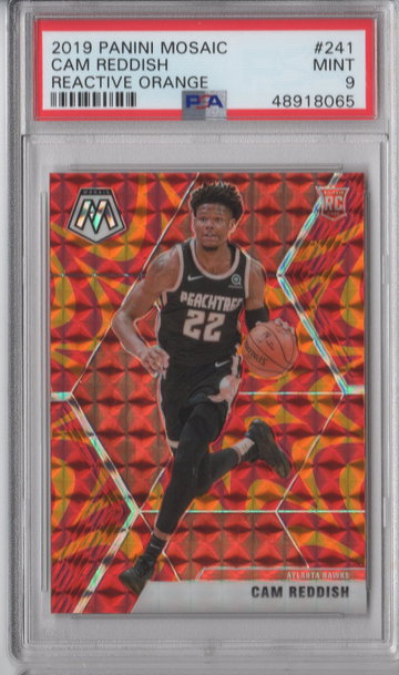 2019 Mosaic Cam Reddish Orange Reactive PSA 9