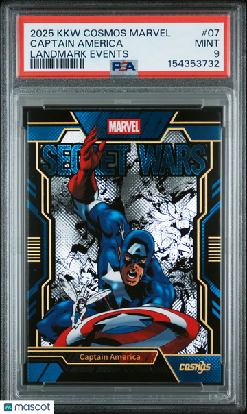 2025 Kakawow Cosmos Marvel Landmark Events Captain America #07 PSA 9