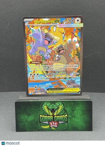 2025 Mega Evolution Mega Kangaskhan EX Holo Secret Rare SAR #182/132