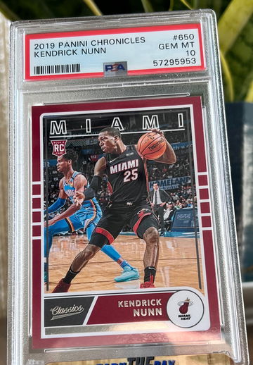 2019 Panini Chronicles Classics Kendrick Nunn #650 PSA 10 Gem Mint Rookie RC 🔥. 