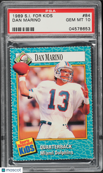 1989 S.I. For Kids Dan Marino #84 PSA 10