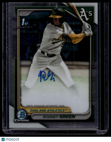 2024 Bowman Draft Rodney Green #CPA-RG Chrome Prospect Autographs AU