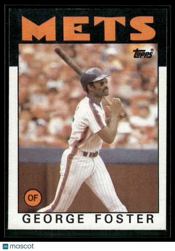 1986 Topps George Foster #680