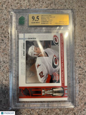 2003-04 Pacific Quest for the Cup Eric Staal Rookie MNT 9.5
