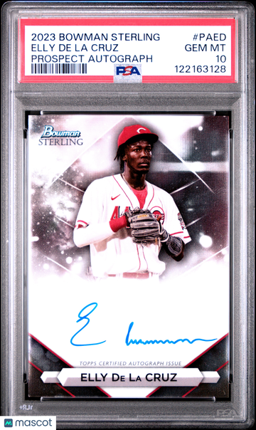 Elly De La Cruz 2023 Bowman Sterling Prospect Autographs #PAED- PSA 10