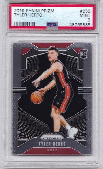 Tyler Herro 2019 Prizm PSA 9 Rookie