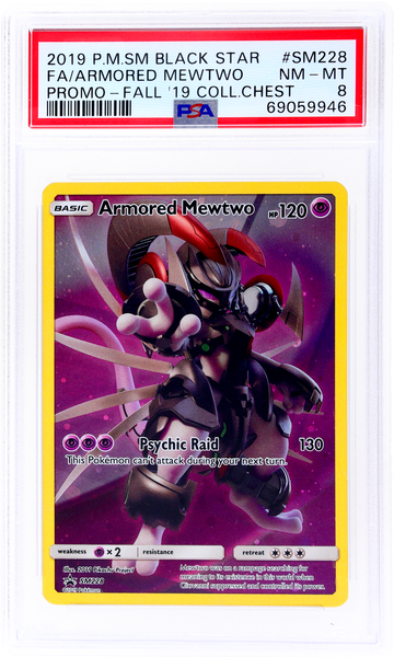 2016 Pokemon Black Star Armored Mewtwo Autogaph Pr Fall '19 Dan Green #SM228