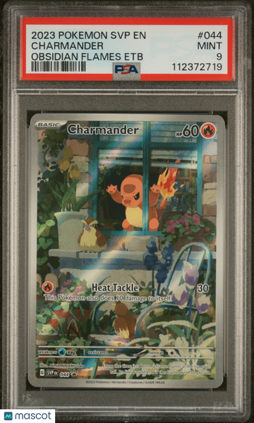 2023 Pokemon SVP EN-SV Black Star Promo Charmander Obsidian Flames Etb PSA 9 #044