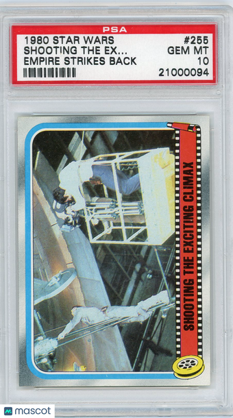 1980 Star Wars Empire Strikes Back Shooting The.. . #255 PSA 10