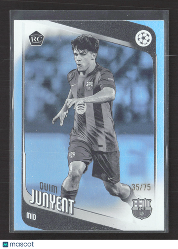 2026 Topps UEFA Champions League Quim Junyent #93 Blue RC 35/75