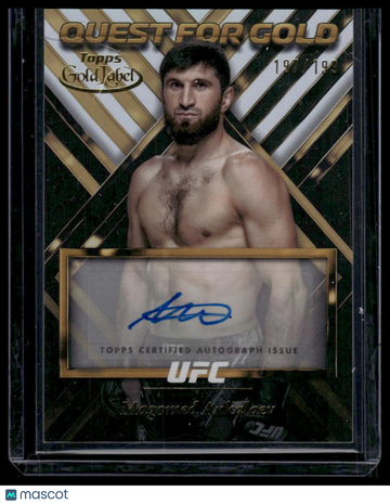 2024 Topps Gold Label UFC Magomed Ankalaev #QGS-MAN Quest for Gold Signatures AU