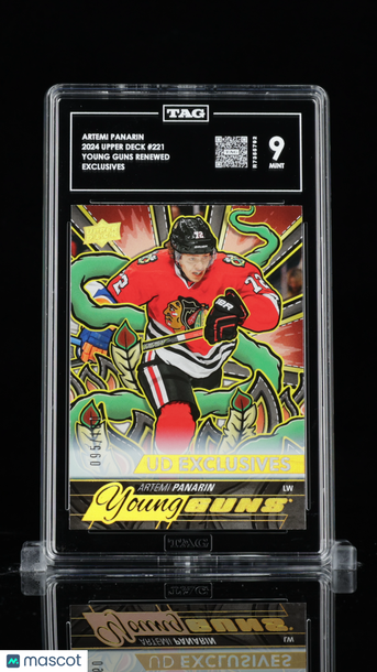 2024 Upper Deck Young Guns Renewed Artemi Panarin #221 Exclusives /100 TAG 9