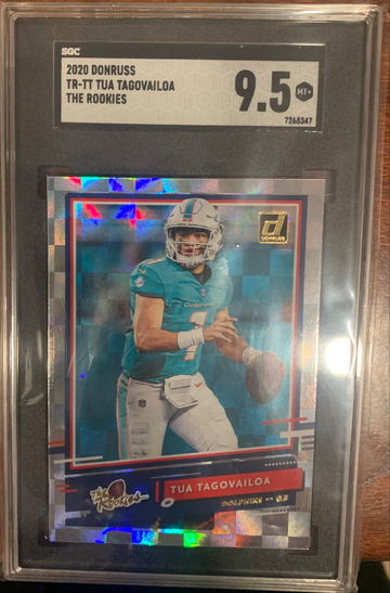 2020 Tua Tagovailoa TR-TT Donruss The Rookies SGC 9.5