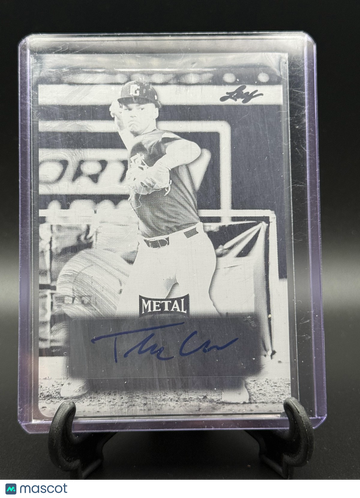 2023 Leaf Metal Perfect Game Marble Theo Gillen #MA-TG1 Base Auto Black SN AU