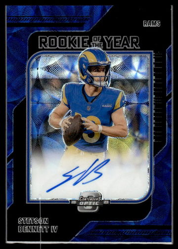 2023 Contenders Optic Stetson Bennett IV Rookie of the Year Auto RC #/25