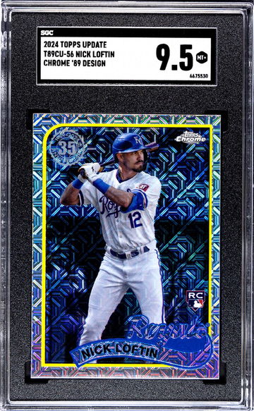 2024 Topps Update Chrome '89 Nick Loftin #T89CU-56 RC SGC 9.5