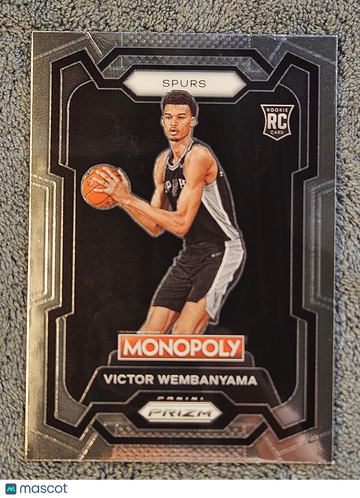 2023 Prizm Monopoly Victor Wembanyama #81 Rookie RC
