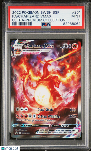 2022 Pokemon Swsh Black Star Promo Charizard VMAX Ultra-Premium Collection Fa PSA 9 #261