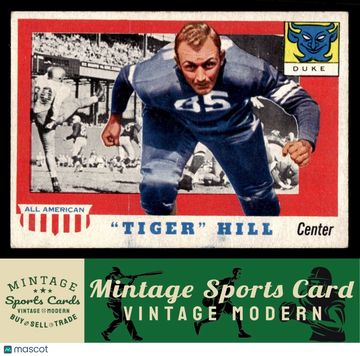 1955 Topps All-American Tiger Hill #60