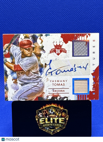 2016 Panini Diamond Kings Yasmany Tomas #DKS-YT DK Framed Signatures SN MEM AU