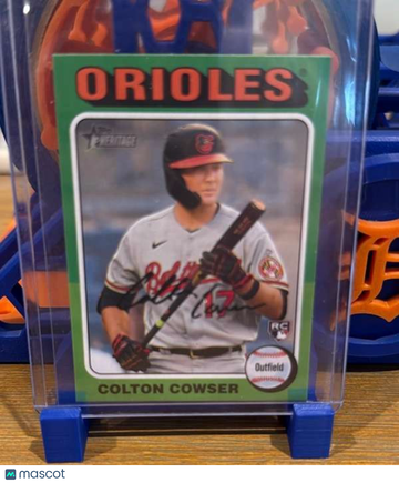 2024 Topps Heritage Mini Colton Cowser #388