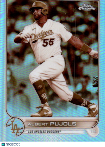 2022 Topps Chrome Albert Pujols #84 Sepia Refractor