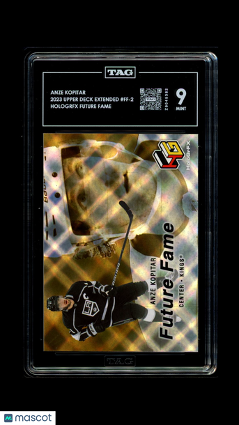 2023 Upper Deck Extended Future Fame Anze Kopitar #FF-2 TAG 9