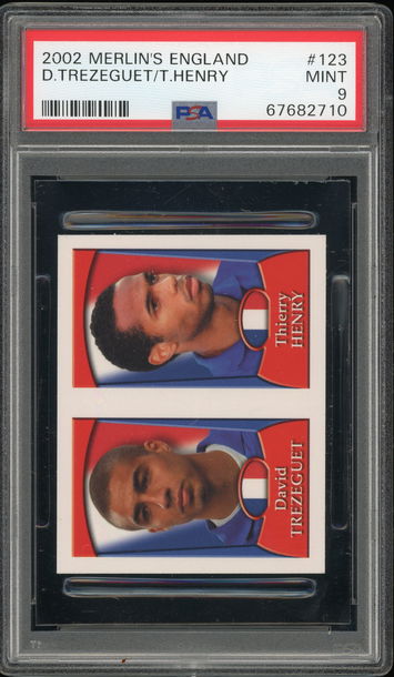 2002 Panini World Cup Thierry Henry #123 PSA 9 POP 1 None Higher