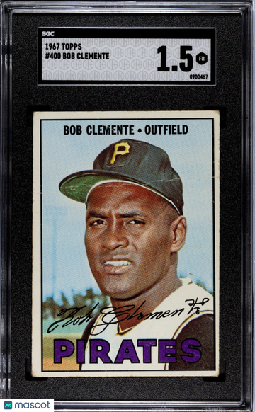1967 Topps Bob Clemente #400 SGC 1.5