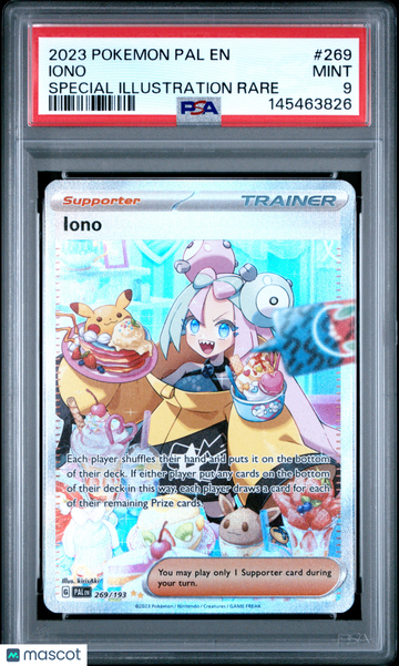 2023 Pokemon Pal EN-Paldea Evolved Iono Special Illustration Rare PSA 9 #269