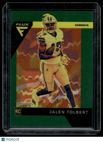 2022 Panini Chronicles Jalen Tolbert #FX-15 Flux Rookies Green SN