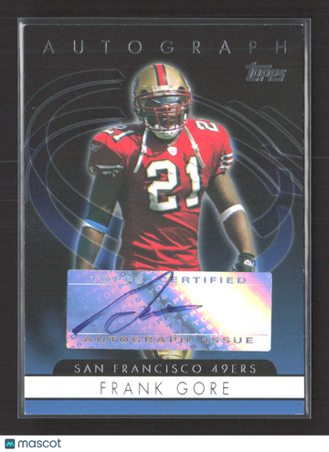2006 Topps Football Frank Gore #T-FG /189