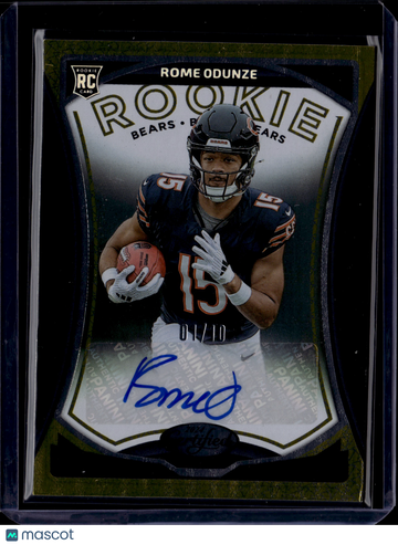 2024 Panini Certified Football Rome Odunze #RS-ROE /10 RC