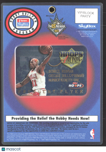 1997 Dennis Rodman Insert