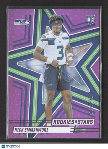 2025 Panini Rookies & Stars Nick Emmanwori #163 Purple RC 648/999