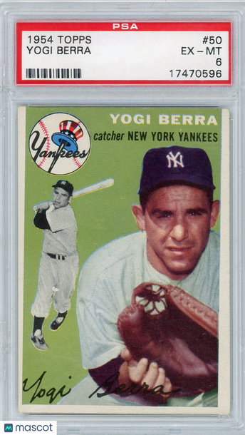1954 Topps Yogi Berra #50 PSA 6
