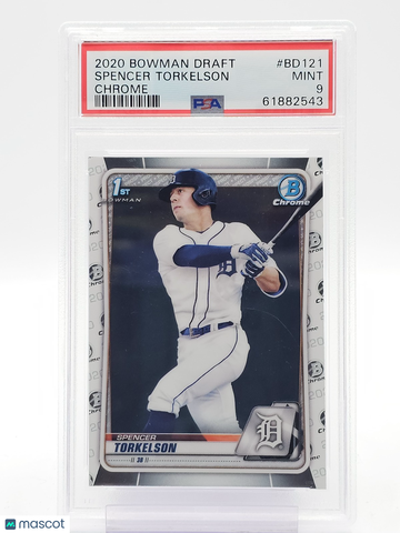 2020 Bowman Draft Spencer Torkelson #BD121 Chrome PSA 9