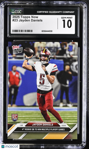 2025 Topps Now Jayden Daniels #23 CGC 10