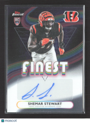 2025 Topps Finest Football Shemar Stewart #RFA-SST RC Auto