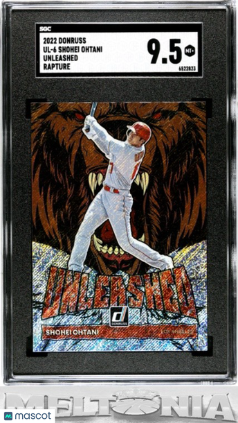 2022 Donruss Shohei Ohtani #UL-6 Unleashed Rapture SGC 9.5