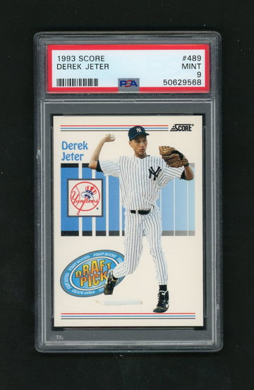 1993 Score Derek Jeter #489 PSA 9